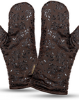 Oven Mitts Set of 2 (Choco/Gold)