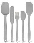 cook'n'chic® premium professional non-stick reusable quick release easy to clean eco friendly durable silicone cooking set utensils made of genuine siliconePRIME™ and strong steel metal inner core