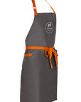 cook'n'chic® premium professional reusable durable washable easy to clean cotton essential chef bib cooking baking painting grilling apron apparel