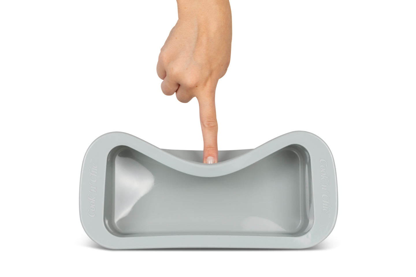 cook'n'chic® premium professional non-stick reusable quick release easy to clean durable silicone cake loaf pan made of genuine siliconePRIME™