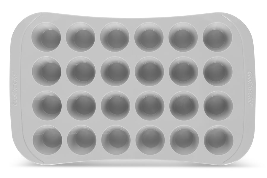 cook'n'chic® premium professional non-stick reusable quick release easy to clean eco friendly durable silicone cupcake muffin pan made of genuine siliconePRIME™