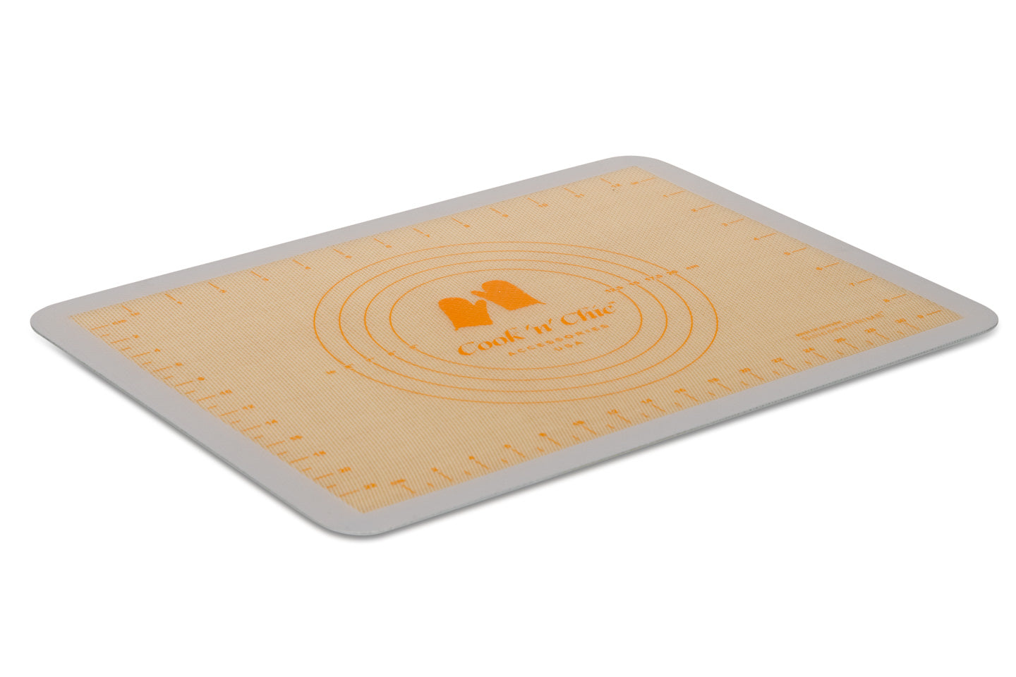 cook&#39;n&#39;chic® premium professional non-stick reusable quick release easy to clean eco friendly silicone dough pastry pasteleria baking mat made of genuine siliconePRIME™ and fiberglass