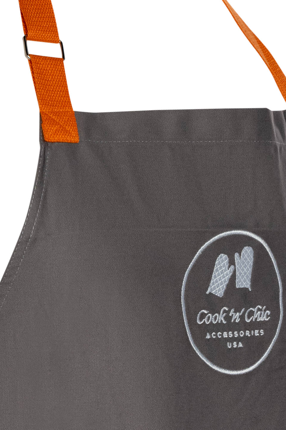 cook'n'chic® premium professional reusable durable washable easy to clean cotton essential chef bib cooking baking painting grilling apron apparel