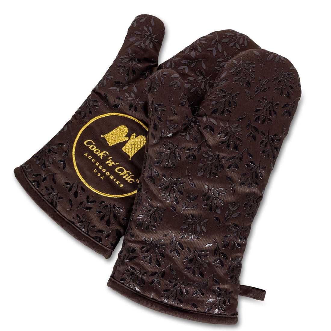 Your store. Oven Mitt Silicone Brown (1 pair)